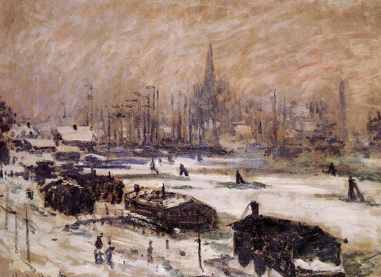 het Westerdok, Claude Monet, 1874