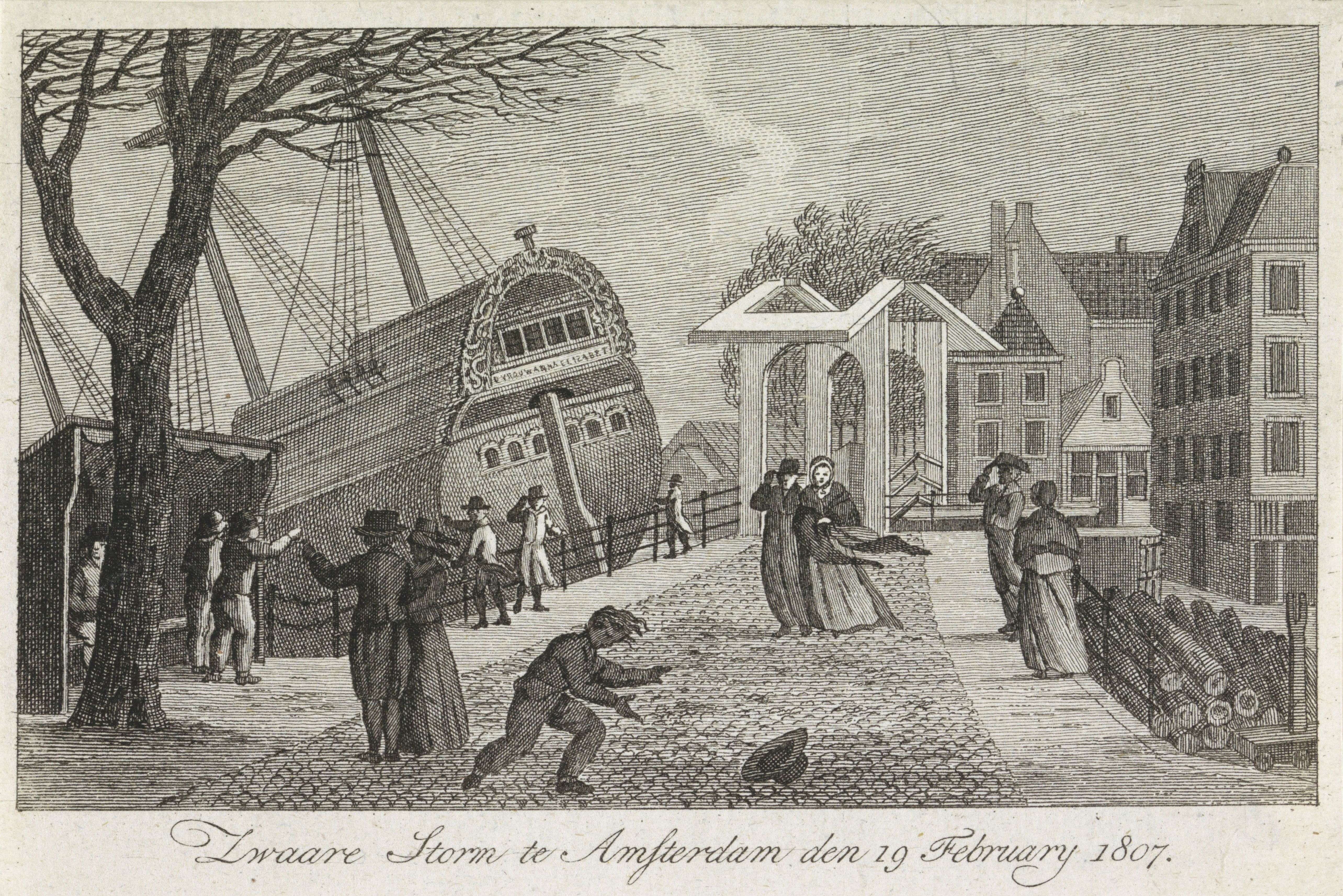 overstroming op de Zandhoek, 1807