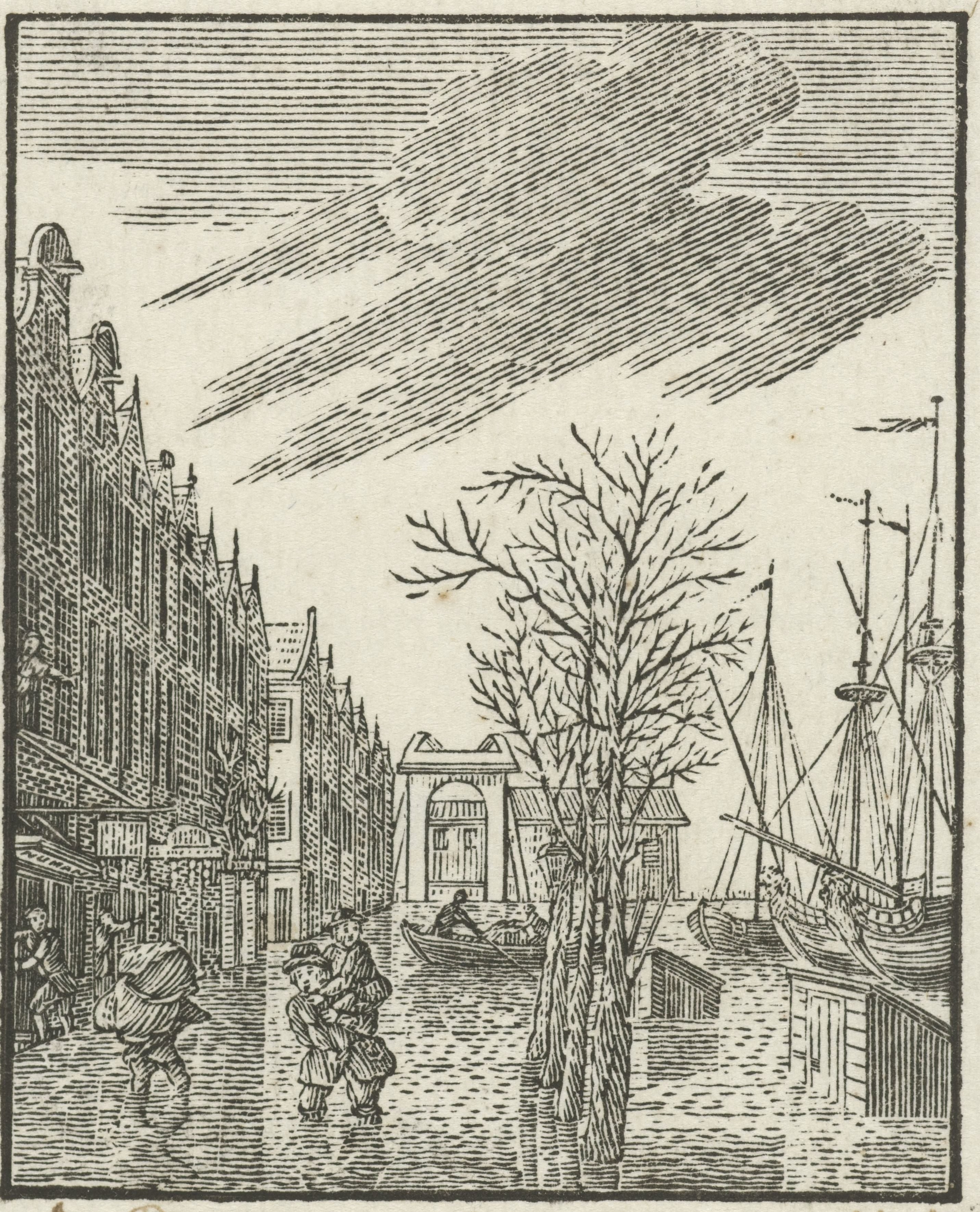overstroming van de Zandhoek, Hendrik Numan, 1776
